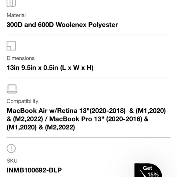 BRAND NEW INCASE sleeve. - Picture 8 of 8